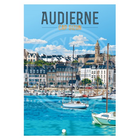 Affiche Audierne - 50x70 cm