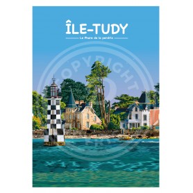 Affiche Île Tudy - 50x70 cm