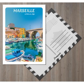 Cartes Postales Marseille - Le Vallon des Auffes