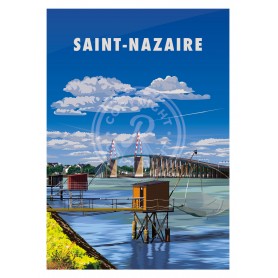 Affiche de Saint-Nazaire - 30x40 cm