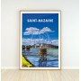 Affiche de Saint-Nazaire - 50x70 cm
