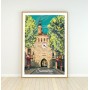 Affiche de Sommières - 50x70 cm