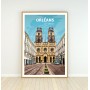 Affiche de Orléans - 30x40 cm