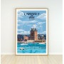 Affiche Camaret sur mer - Tour Vauban - 30x40 cm