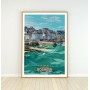 Affiche du Port du Rosmeur Douarnenez - 30x40 cm