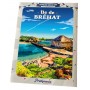 Affiche de l'Île de Brehat - 30 x 40 cm