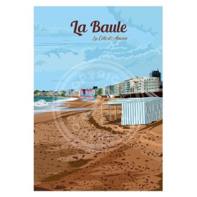 Affiche de La baule - 30x40 cm