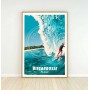 Affiche de Biscarrosse Surfeur - 50x70 cm