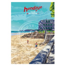 Affiche de Hendaye - 30x40 cm