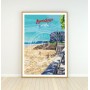 Affiche de Hendaye - 50x70 cm