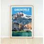 Affiche de Grenoble - 30x40 cm