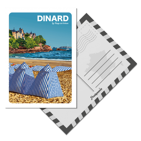 Carte Postale de Dinard - Plage de l'écluse