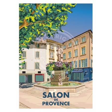 Affiche Salon de Provence - 50x70 cm
