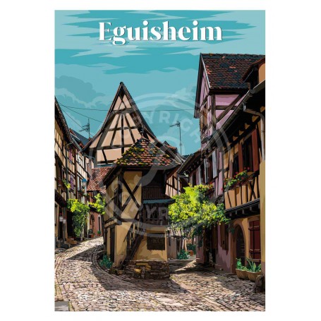 Affiche de Eguisheim - 50x70 cm