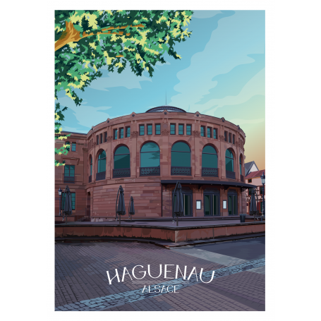 Affiche de Hguenau - 50x70 cm
