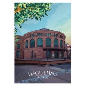 Affiche de Haguenau - 50x70 cm