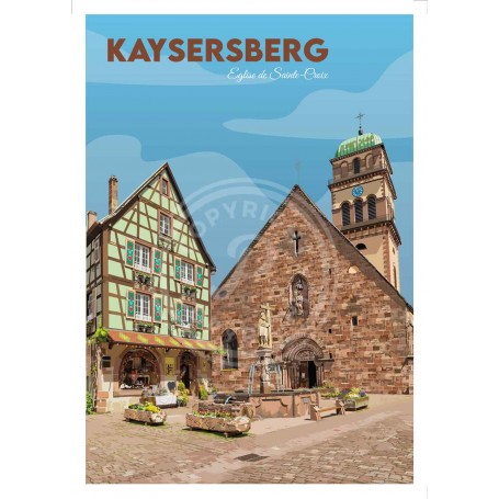 Affiche de Kaysersberg - 30x40 cm