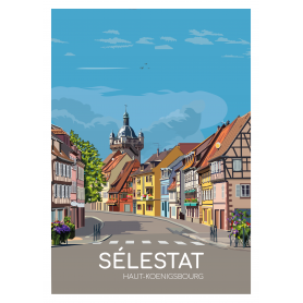 Affiche de Sélestat - 30x40 cm