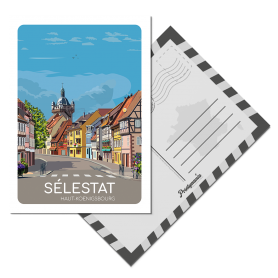 Carte Postale de Sélestat