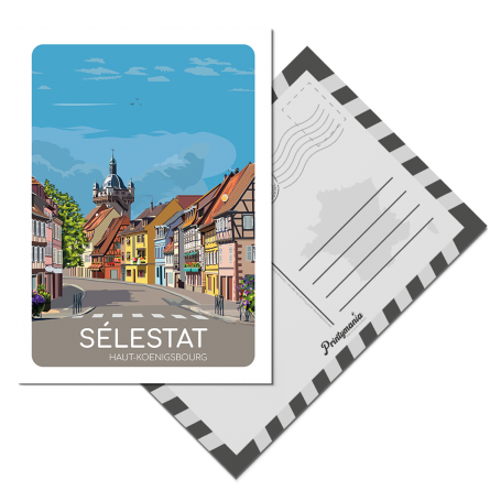 Carte Postale de Sélestat