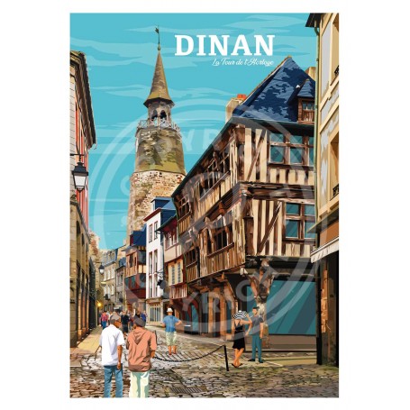 Affiche de Dinan - 30 x 40