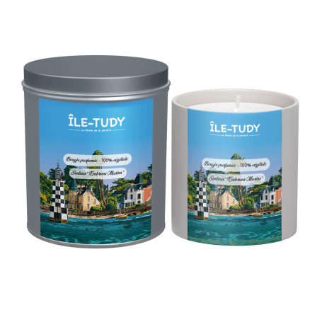 Bougie parfumée de l'île Tudy