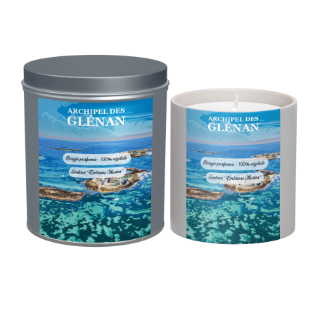 Bougie parfumée de l'archipel des Glénan
