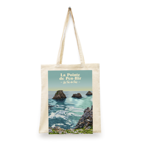 Tote bag de La Pointe de Pen-Hir - Les Tas de Pois
