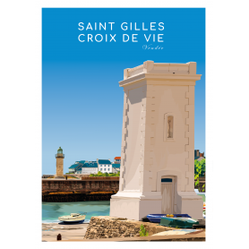 Affiche de Saint-Giles-Croix-de-Vie - 50x70 cm