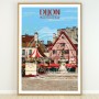 Affiche de Dijon - 30x40 cm