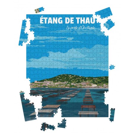 Puzzle de l'étang de Thau