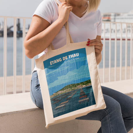 Tote bag de l'étang de Thau