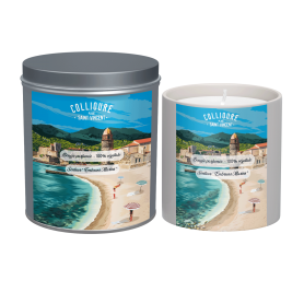 Bougie parfumée de Collioure - Plage St Vincent