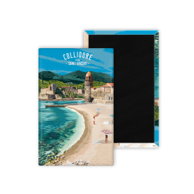 Magnet de Collioure - Plage St Vincent Magnet de Collioure - Plage St Vincent