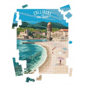Puzzle de Collioure - Plage St Vincent