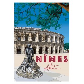 Affiche de Nîmes - 30x40 cm