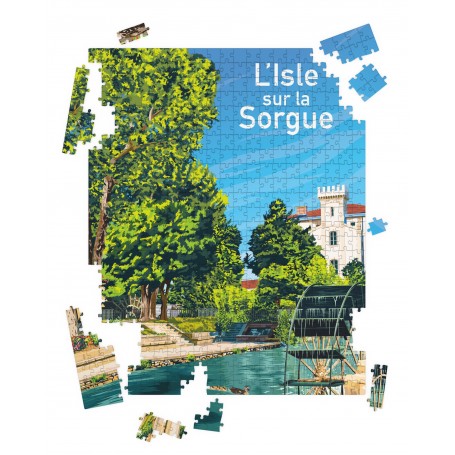 Puzzle de l'Isle sur la Sorgue/Roue