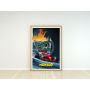 Affiche Monaco Grand Prix - 30x40 cm