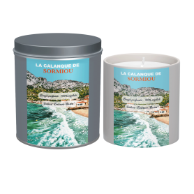 Bougie parfumée des Calanques de Sormiou