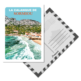 Cartes Postales des Calanques de Sormiou