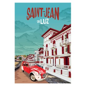 Affiche St Jean-de-Luz - 30x40 cm