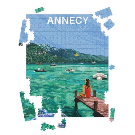 Puzzle de Annecy lac