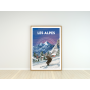 Affiche des Alpes - 50x70 cm