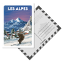Carte Postale des Alpes