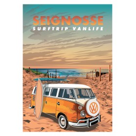 Affiche Seignosse  30x40 cm