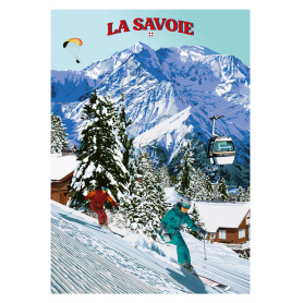 Affiche de la Savoie - 30x40 cm