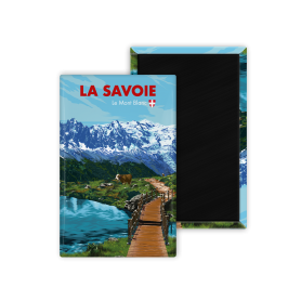 Magnet de la Savoie en été Magnet de la Savoie en été