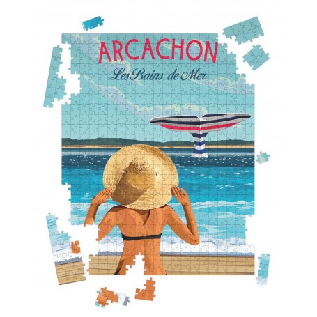 Puzzle d'Arcachon - Les Bains de Mer
