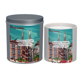 Bougie parfumée de Bayonne en fête