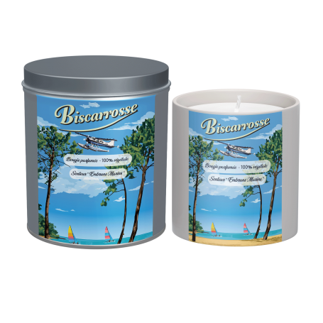 Bougie parfumée de Biscarrosse lac